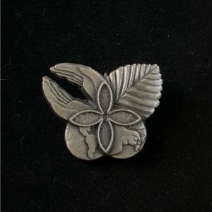 Sterling Silver World Peace Brooch / Pendant